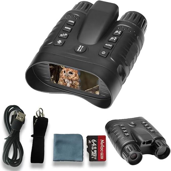 Night Vision Goggles with Rangefinder and 4K Binoculars