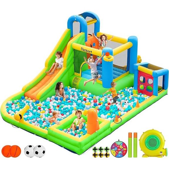 FBSPORT 9-in-1 Inflatable Water Bounce House