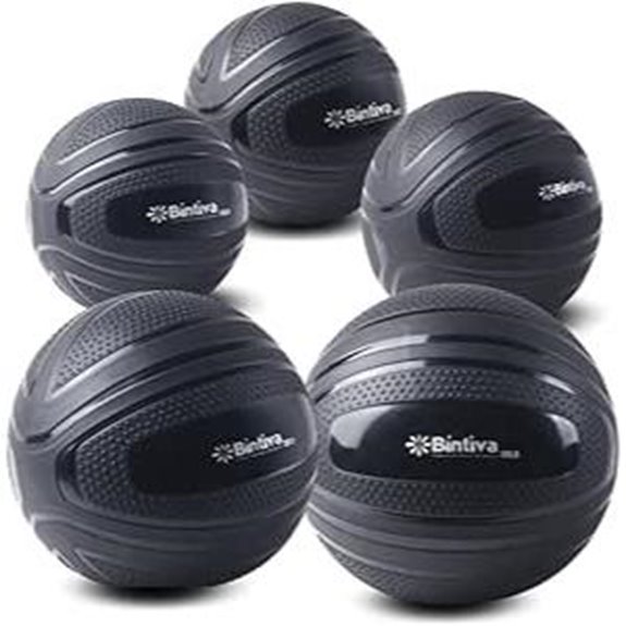 Bintiva Non Bounce Slam Ball for Fitness Workouts
