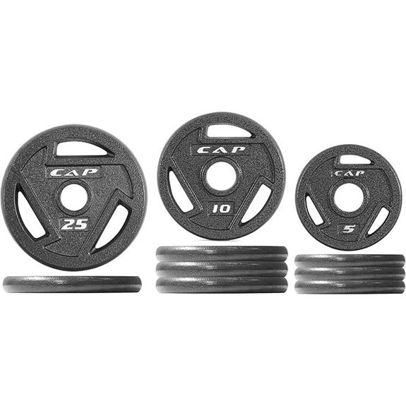 CAP Barbell 2-Inch Olympic Cast Iron Plate Set