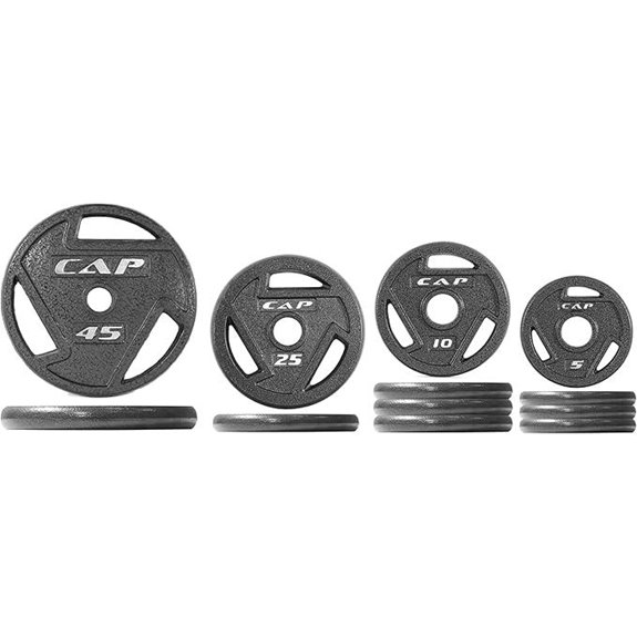 CAP Barbell 2-Inch Olympic Cast Iron Weight Set