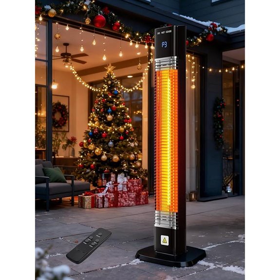 YEW Outdoor Infrared Patio Heater with Remote