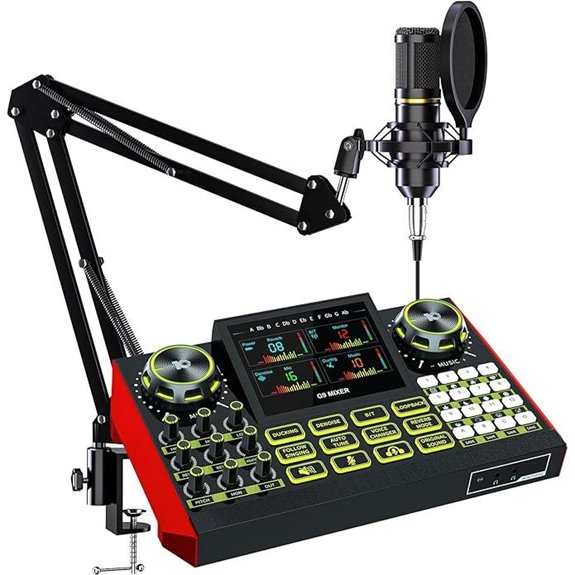 G9 Podcast Microphone Bundle with Mixer and Voice Effects