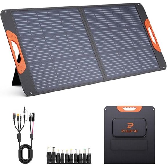 100W Foldable Solar Panel for Camping and RV