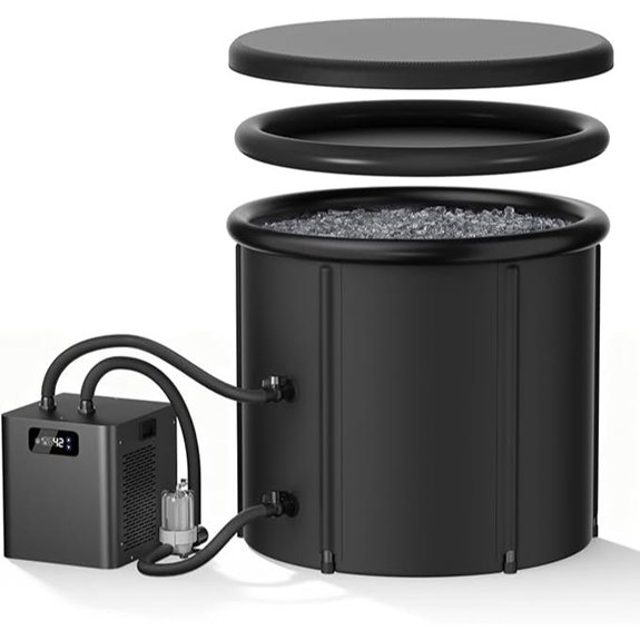 1/3HP Portable Ice Bath Chiller and Cold Plunge Tub