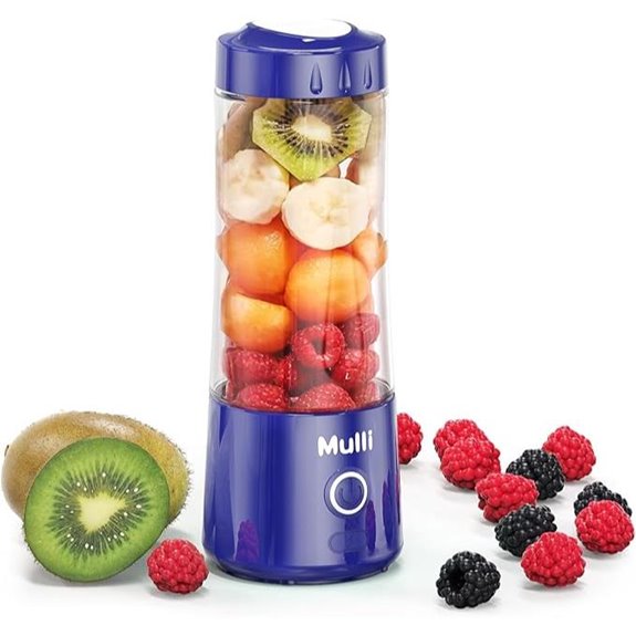Mulli Portable USB Blender with Stainless Steel Blades