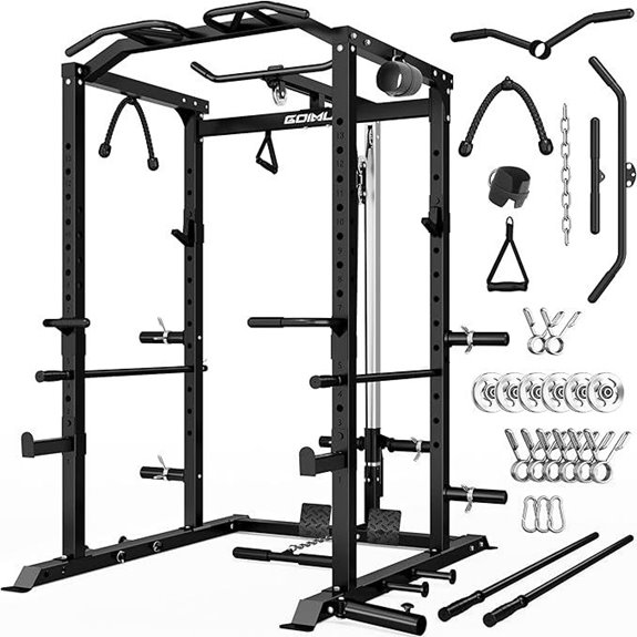 C1-V4 Power Cage with Lat Pulldown