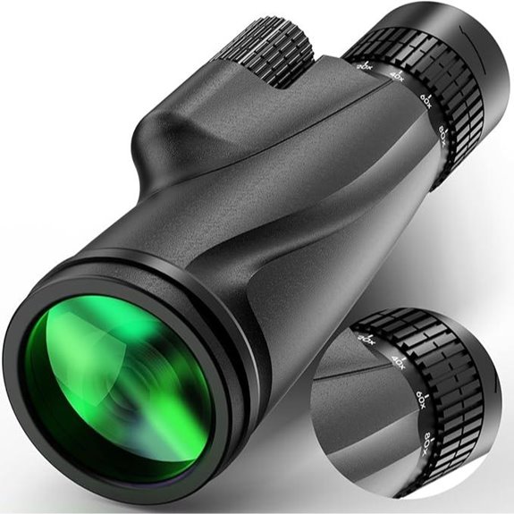 High Powered Monocular 80x100 with Tripod for Adults