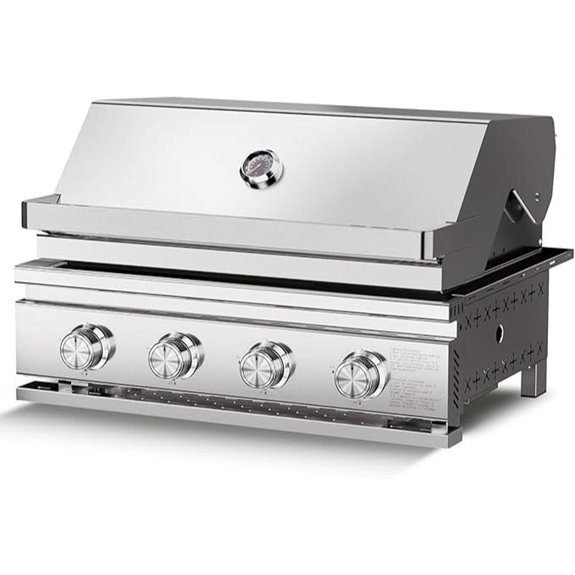 Premium 4-Burner Propane Gas Grill with Stainless Steel
