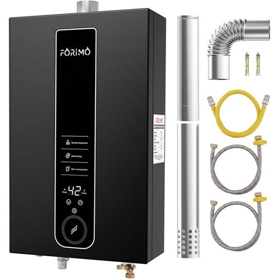 Propane Tankless Water Heater 4.21 GPM Digital Display