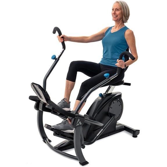 Teeter FreeStep Recumbent Cross Trainer Stepper