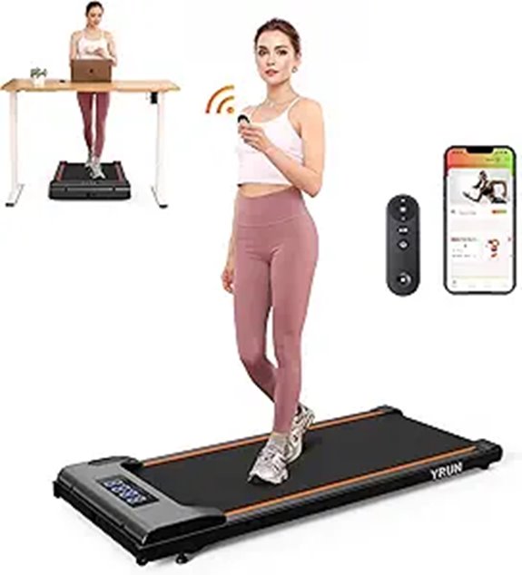 Walking Pad Treadmill with Remote & App Control