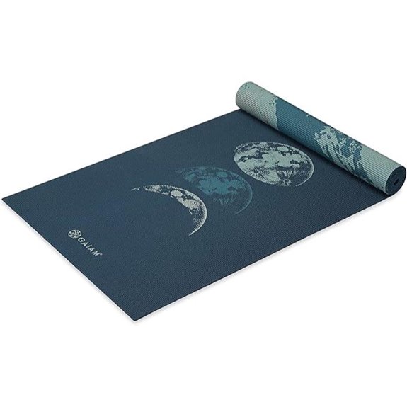 Gaiam Yoga Mat - Reversible Non-Slip 6mm Thick