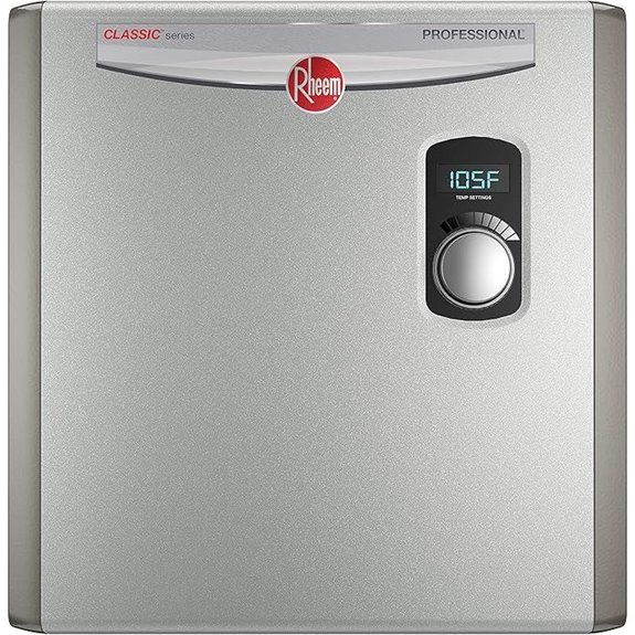 Rheem RTEX-24 24kW 240V Electric Tankless Water Heater Gray