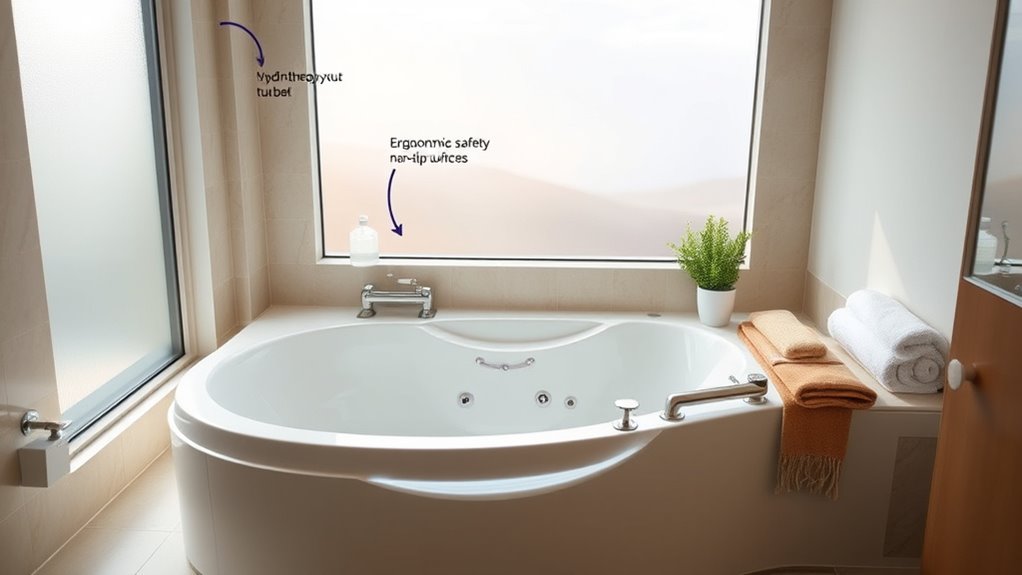 safe accessible hydrotherapy tubs