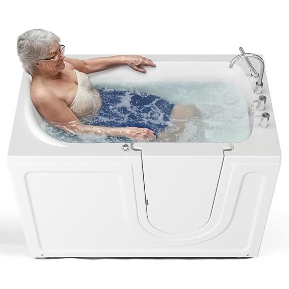 CO-Z Walk In Tub for Seniors with Shower Combo