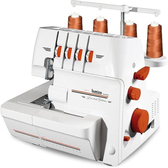 Lumina Moda Serger Overlock Machine with LED Light