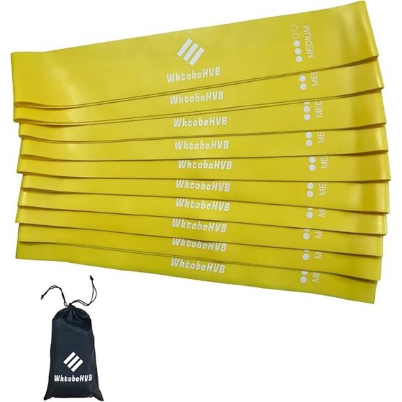 Resistance Loop Exercise Bands (5/10 Pack 10/12 Inch)