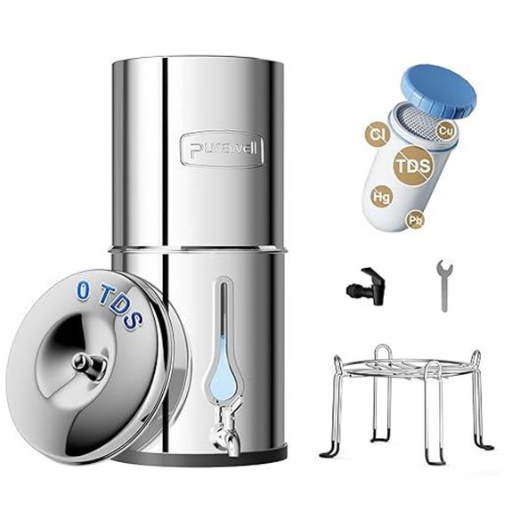 Purewell 7-Stage Gravity Water Filter System