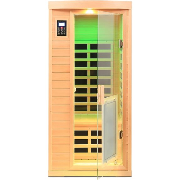 Infrared Sauna for 1 Person with Low EMF