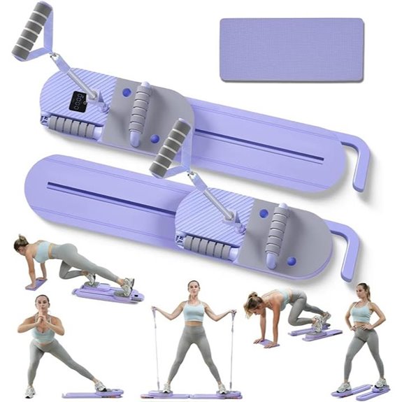 Foldable 6-in-1 Pilates Reformer Ab Board Machine