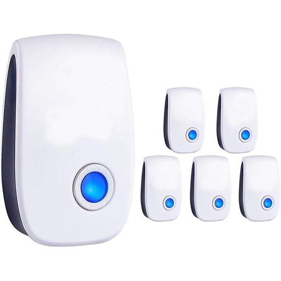 Ultrasonic Pest Repeller 6-Pack for Insects and Rodents