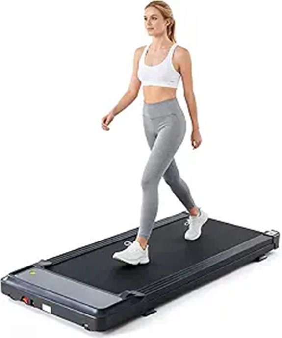 Sweetcrispy Compact Under-Desk Treadmill for Small Spaces