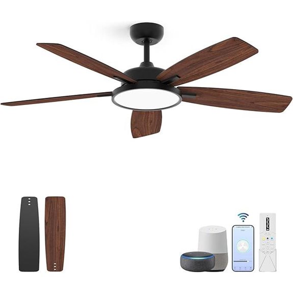 smart ceiling fan with light