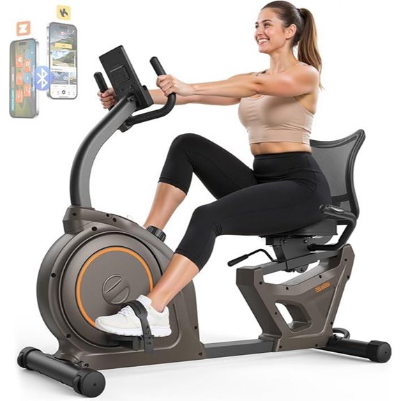 Niceday Recumbent Exercise Bike with Smart APP