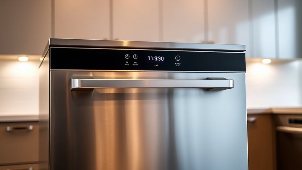 smart stainless dishwasher features