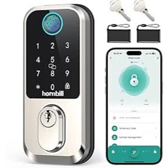 Hornbill Smart WiFi Lock with Keyless Entry