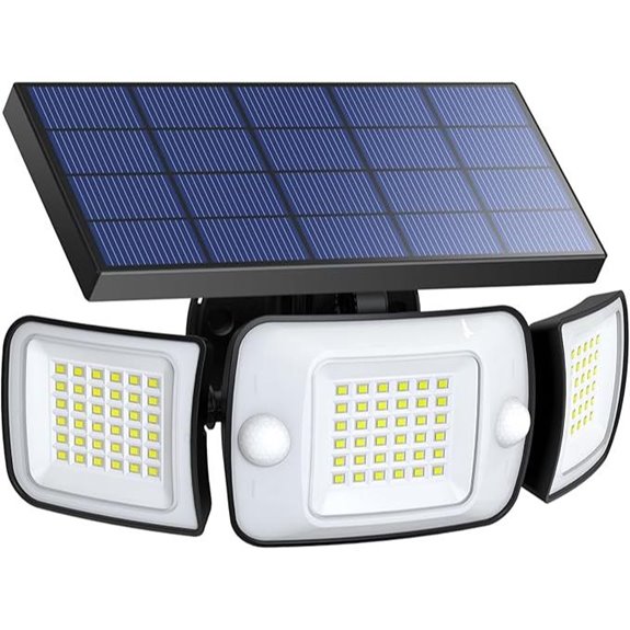 Intelamp Solar Flood Lights with Motion Sensor