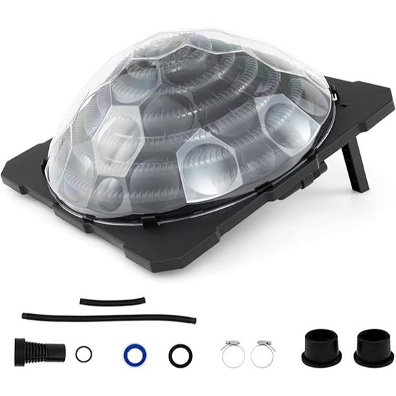 Goplus Solar Pool Heater with Rotatable Connectors