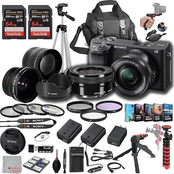 Sony a6400 Mirrorless Camera Deluxe Bundle