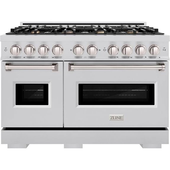 ZLINE 48 Double Oven Dual Fuel Range Stainless Steel
