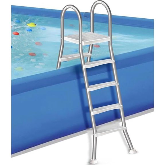 Heavy Duty Stainless Steel Pool Ladder with 4 Steps