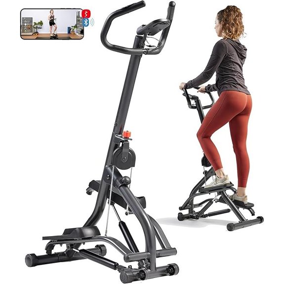 Sunny Health & Fitness Stair Stepper with App