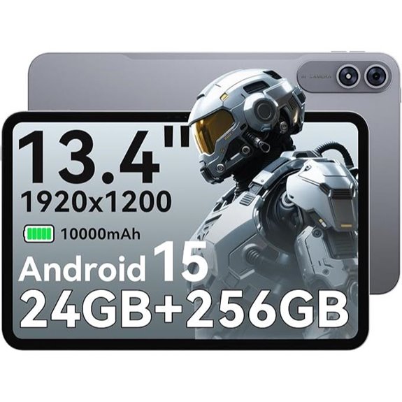 13.4 Android Tablet with 24GB+256GB and Camera