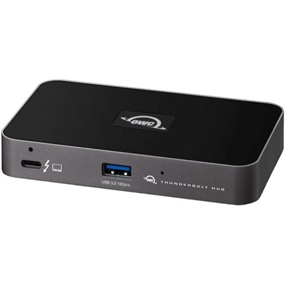 OWC Thunderbolt Hub Docking Station Grey/Black Thunderbolt 4 USB-A