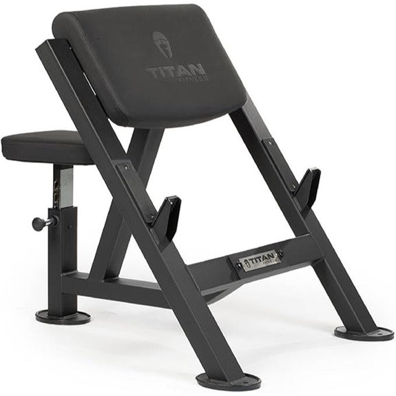 Titan Fitness Preacher Curl Bench with 250 LB Max Load