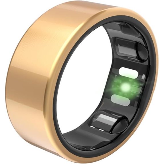 QALO QRNT Slim Titanium Smart Ring with Fitness Tracking