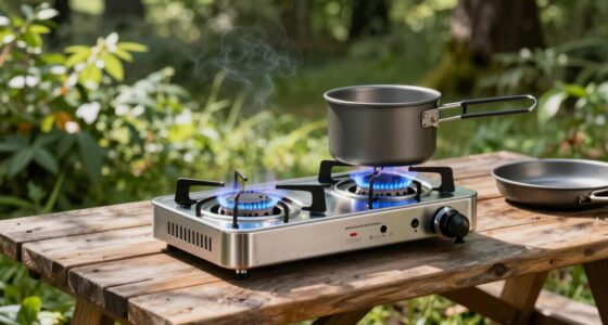 top dual burner camping stoves