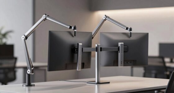 top dual monitor arms