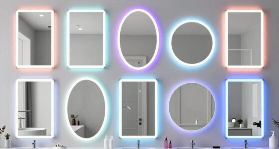 top led smart mirrors