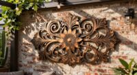top outdoor metal wall decor