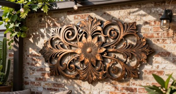 top outdoor metal wall decor