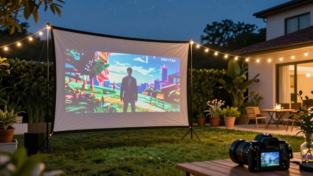 top outdoor projector screen options