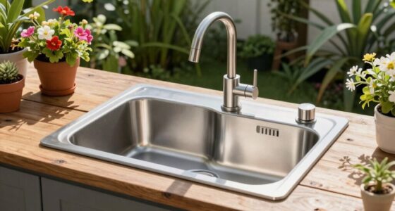 top outdoor stainless sinks