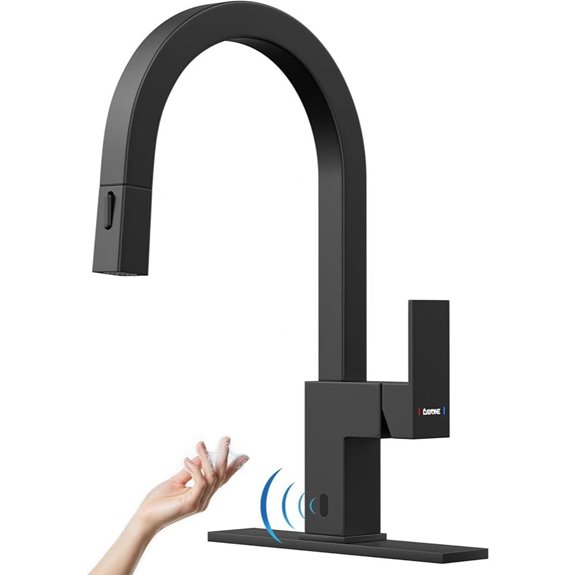 DAYONE Touchless Kitchen Faucet with Pull-Down Sprayer