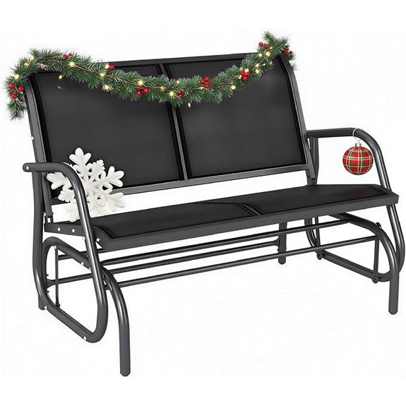 Outsunny 2-Person Outdoor Glider Bench
